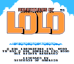 Adventures of Lolo (USA) (Virtual Console)